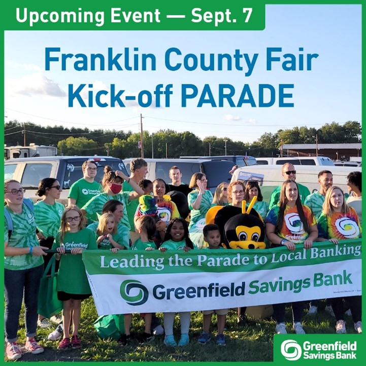 People at the Franklin County Fair Kick-off Parade