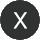 white x black circle icon