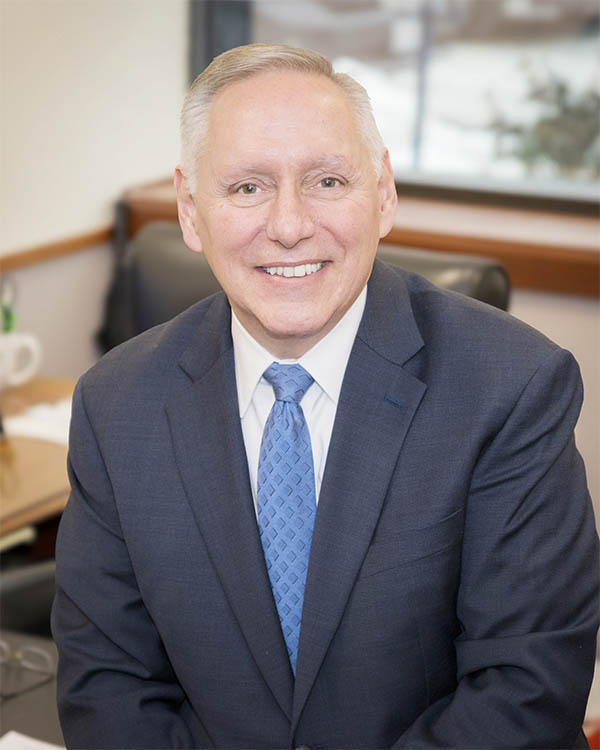 photo of Peter Albero in his office