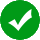 white check green circle icon