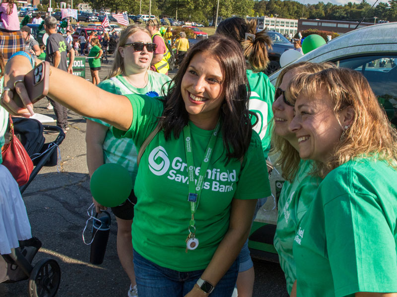 Community driven banking during the Franklin County Fair Parade