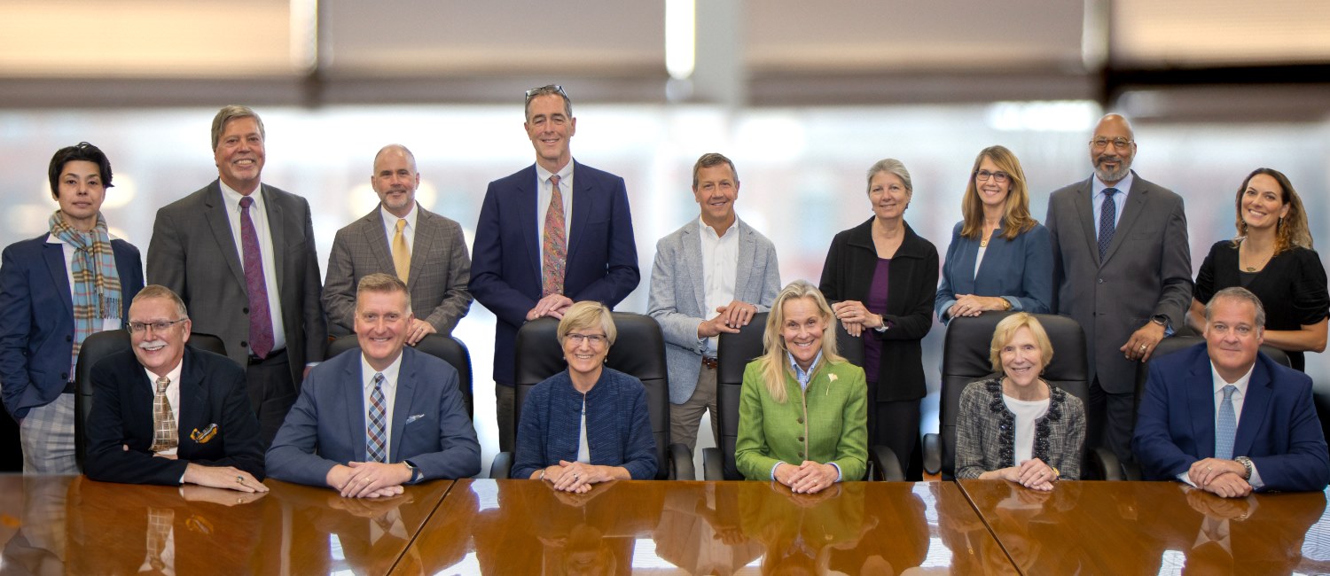 group photo of the Greenfield Savings Bank Board of Directors